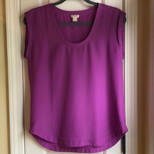 J Crew Factory fuchsia top size 4
